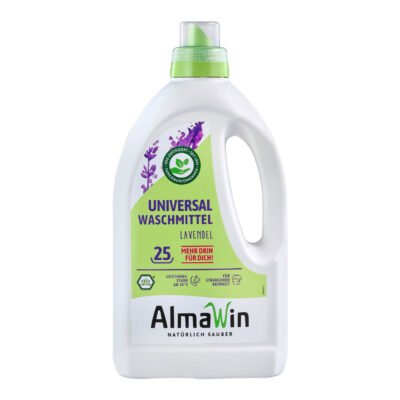 AlmaWin Universal Waschmittel Lavendel 1,5L – lessive universelle lavande
