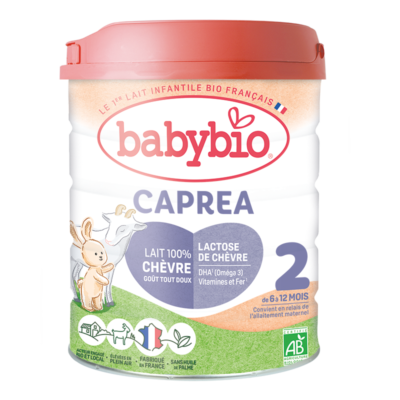 Babybio Caprea 2 lait infantile bio au lait de chèvre 800g