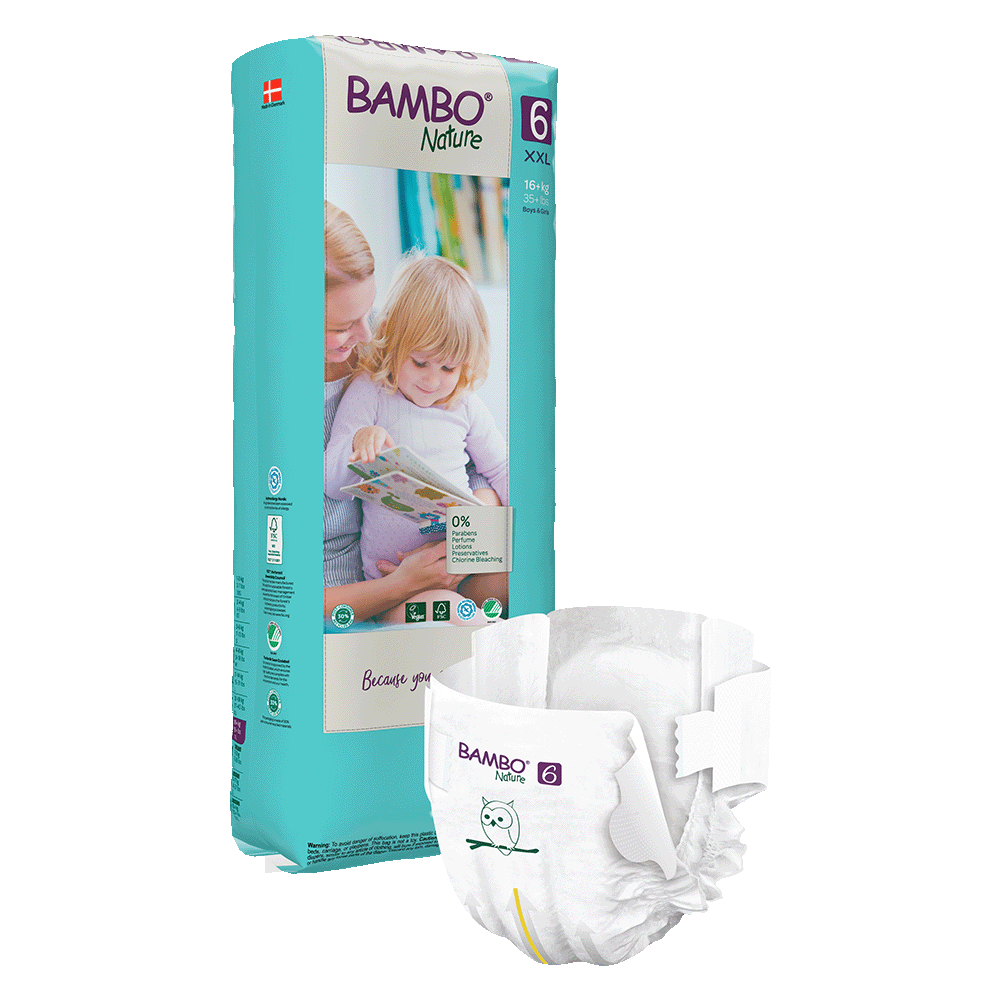 Bambo Nature couches taille 6 XXL 16 kg et plus – 40 pièces