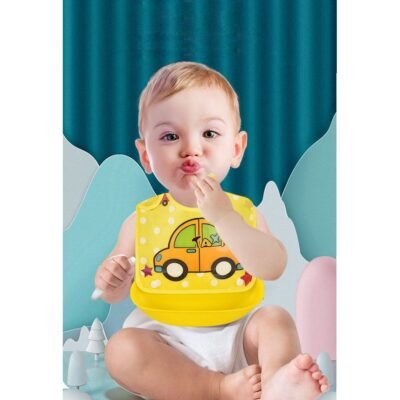 Bavoir bébé silicone étanche