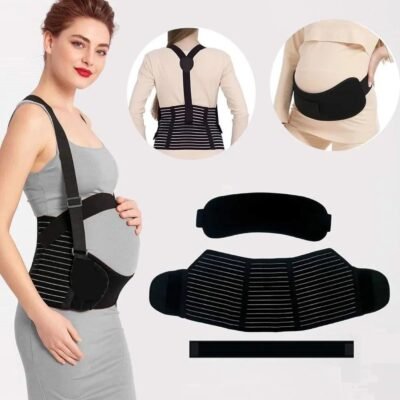 Ceinture de grossesse ajustable avec bretelles