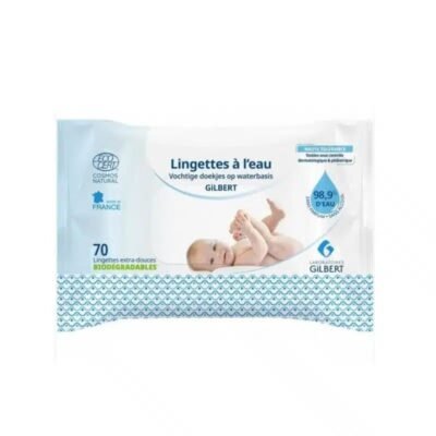 Gilbert Lingettes à l'eau 70 unités