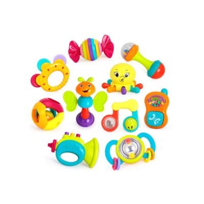 HOLA Rocking Rattles 10 Piece Activity Rattles Set – modèle 939