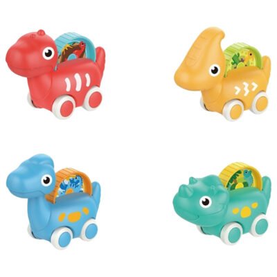 Huanger Dino Wheels Dinosaur Car Set 4 Pcs – HE8009