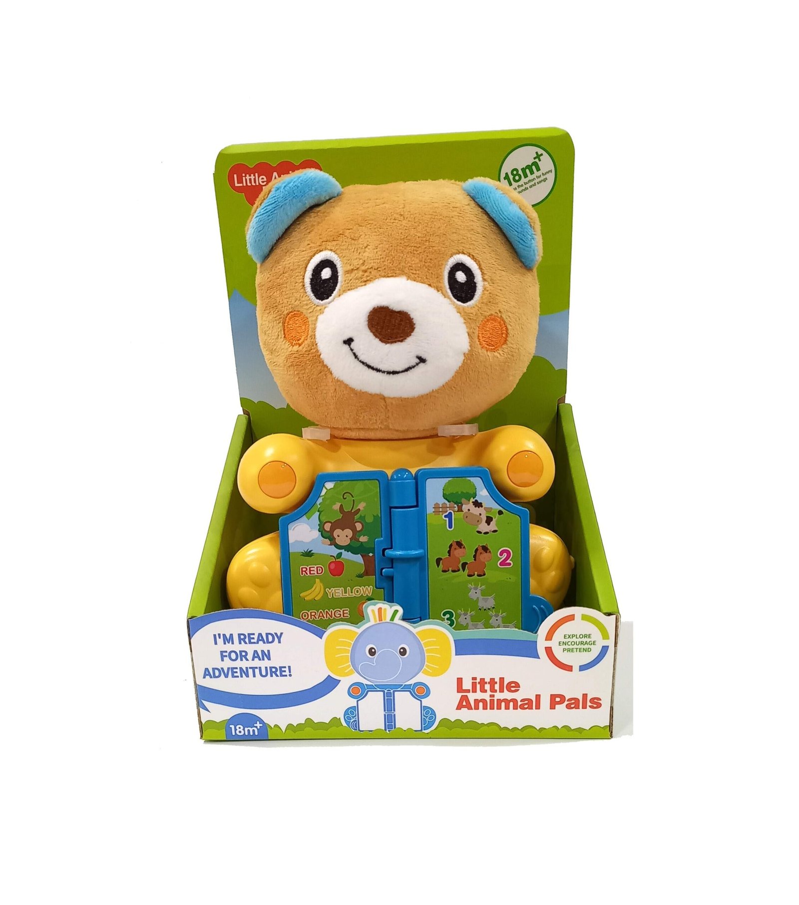 Little Animal Pals ours interactif musical et lumineux 18 mois