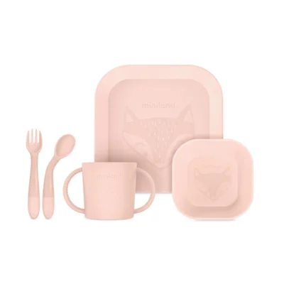 Miniland Meal Set Square Candy – set repas bébé 5 pièces
