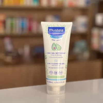 Mustela 2 en 1 Gel Nettoyant Corps et Cheveux Avocat Bio 200 ml