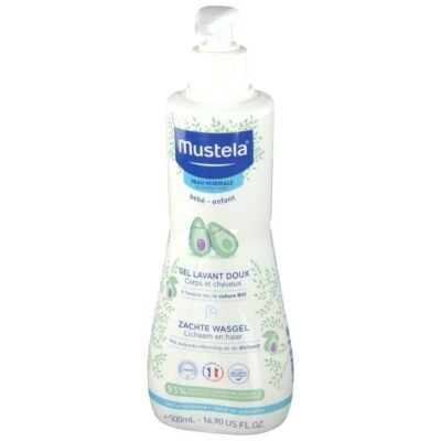 Mustela Gel Lavant Doux Bébé à l’Avocat BIO 500 ml