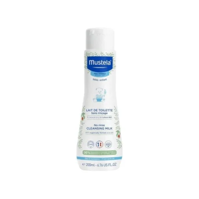 Mustela Lait de Toilette Sans Rinçage à l’Avocat Bio 200 ml