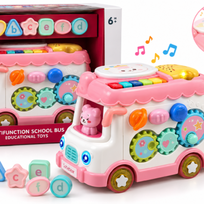 Sobebear Multifunction School Bus educational toy