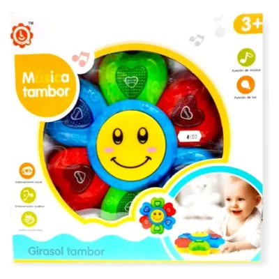 Sunflower Educational Drum – emballage et jouet musical
