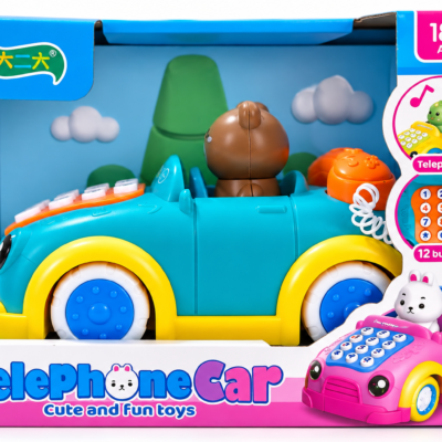 Telephone Car – voiture téléphone musicale éducative 18M+