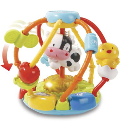 VTech Baby Lumi Balle-Hochet des P'tits Copains 80-502905 – jouet d'éveil 3-24 mois