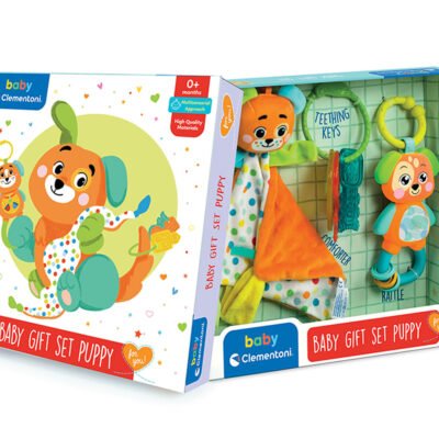 Clementoni Baby Gift Set Puppy 17804 – boîte et contenu